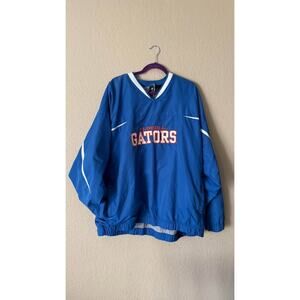 Vintage Starter Florida Gators Pullover Windbreaker Jacket 2XL Blue Orange